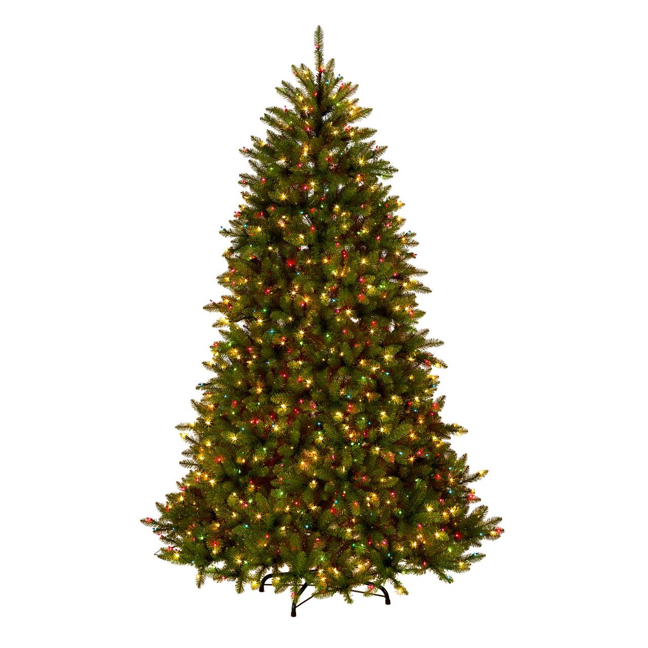 7.5ft. Pre-Lit Dunhill Fir® Artificial Christmas Tree, Spectrum Lights